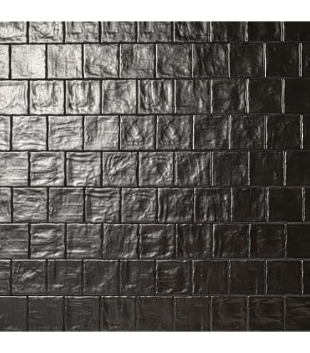 Rava Onyx 4 in. x 4 in. Zellige Look Satin Ceramic Wall Tile–51